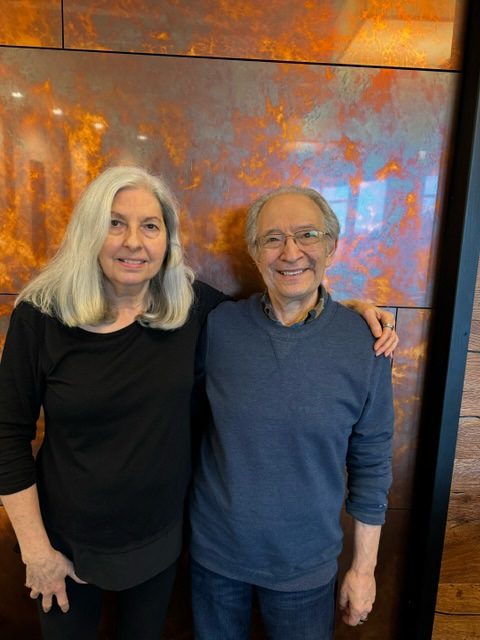 Author Rick Bleiweiss and his wife.